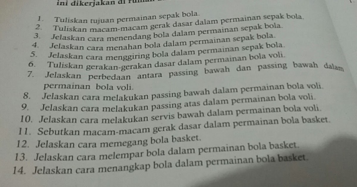 Sebutkan Macam Macam Gerak Dasar Permainan Sepak Bola Coba Sebutkan
