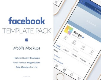 Download Facebook Mobile Mockups Pack Yellowimages Mockups
