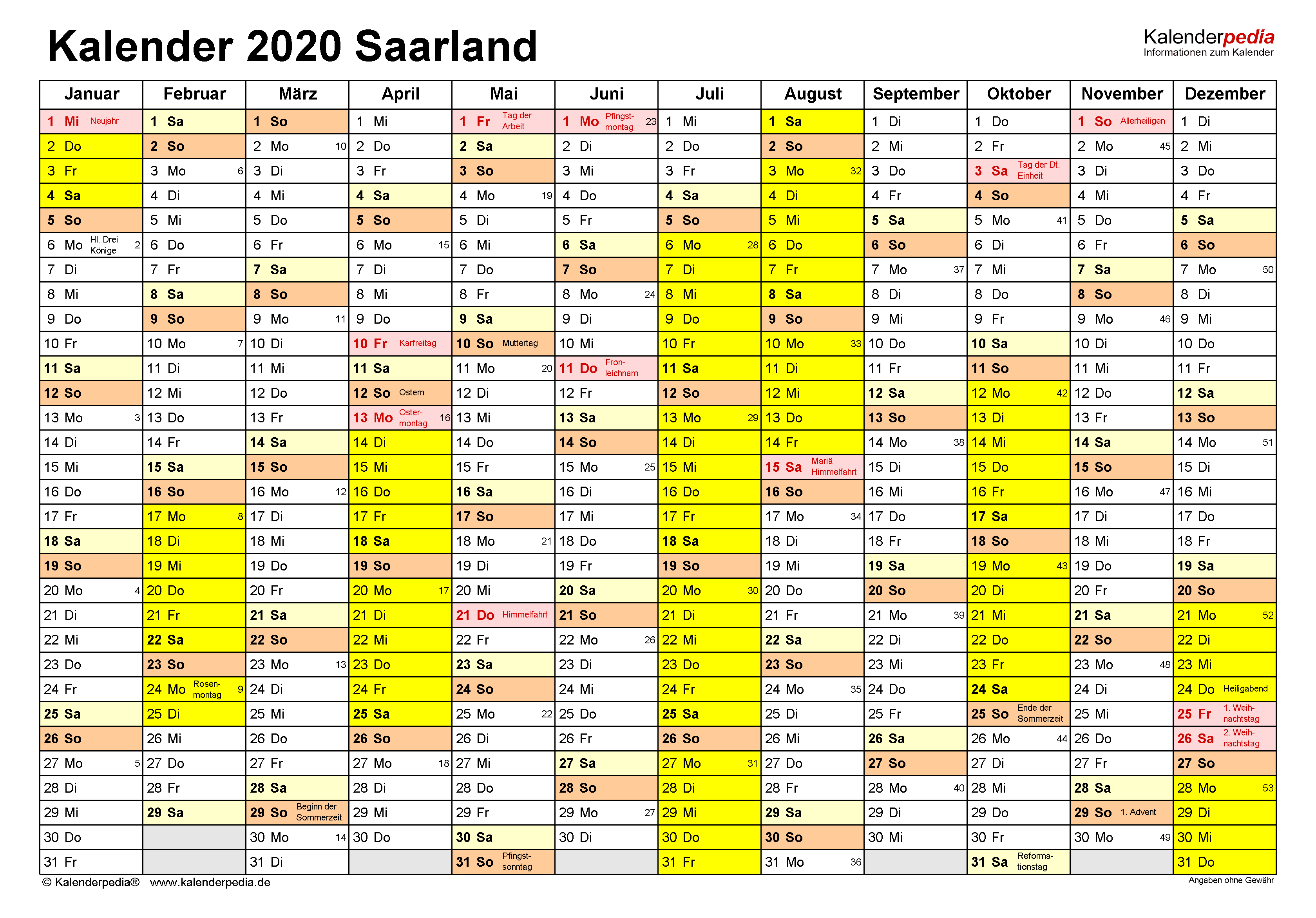 Ferien Weihnachten 2022 Saarland Kalender 2022 Saarland Zum Ausdrucken / Kalender 2022 zum Ausdrucken