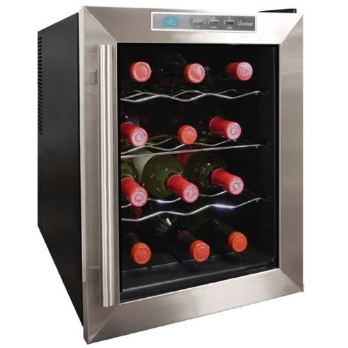 Electric Wine Cooler Online Vinotemp VT12TEDS ThermoElectric Digital