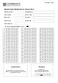 Kertas Jawapan Objektif Pdf  Gambleh a