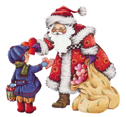 TOUCHING HEARTS: SANTA CLAUS - TUBE / PNG