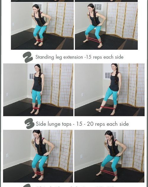 Simple Pregnancy workout with resistance bands with Comfort Workout Clothes