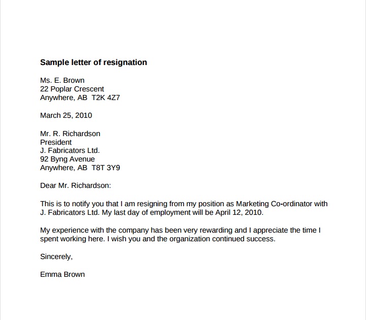 sample-of-resignation-email-due-to-personal-reasons-new-sample-b