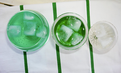 Test-Degustation Sirop de Menthe aus Frankreich