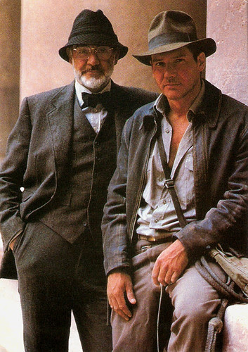 Sean Connery, Harrison Ford, Indiana Jones and the Last Crusade