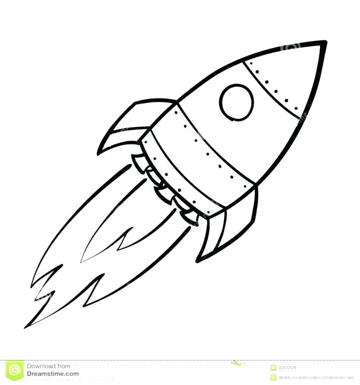 Simple Space Shuttle Cartoon
