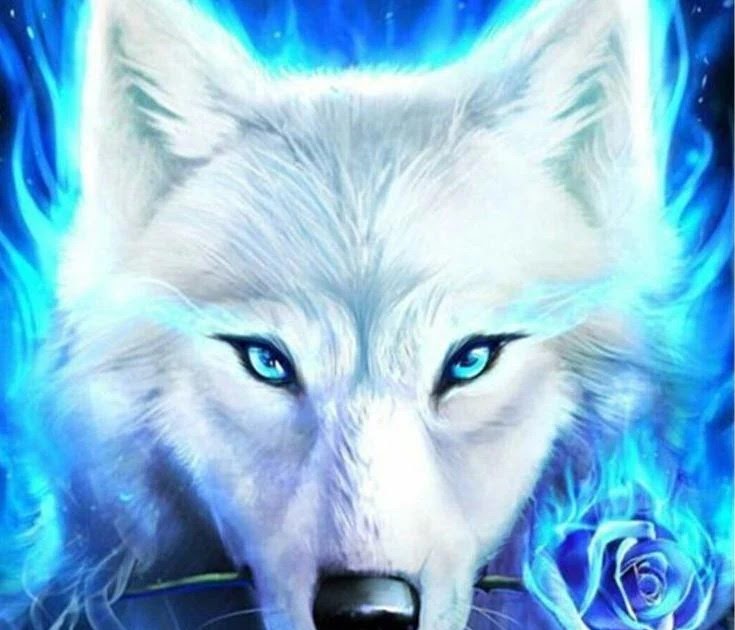 Blue Wolf Anime Fire Blue Fire Extra Wolf Character Anime Wolf
