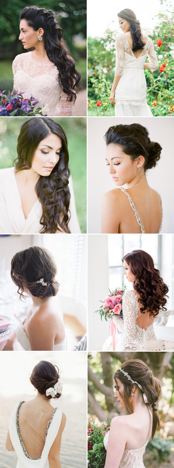 Wedding Hairstyles For Dark Brown Hair / Updo Wedding Hairstyles Dark