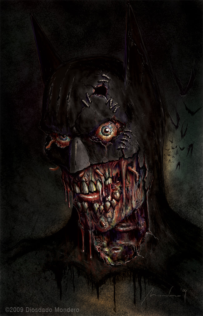 zombi Zombie Batman by Awtew