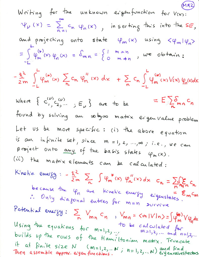Worksheet Quantum Mechanics