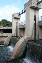 San Antonio River Flood Control Dam
