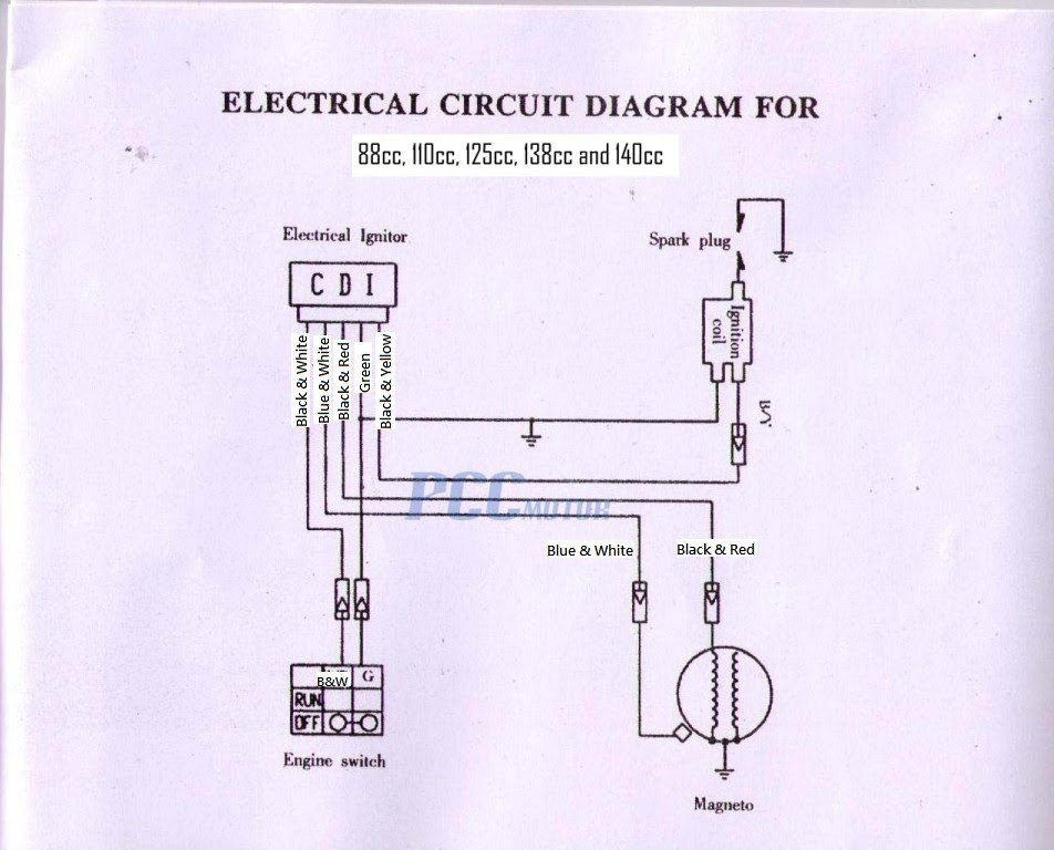 49cc pocket bike engine diagram