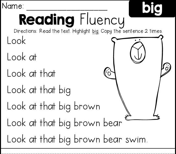 Free Reading Activities For Kindergarten - Dorothy Jame's Reading