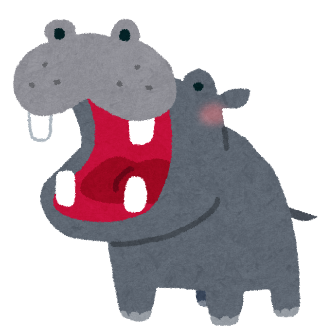 最新動物 口の中 イラスト 最高の動物画像