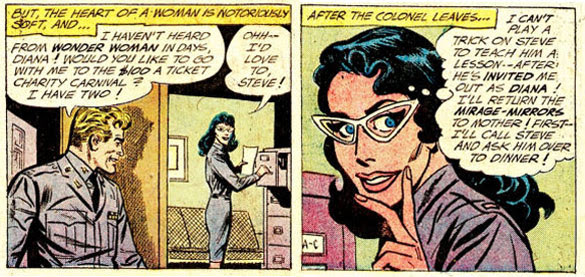 '...and then, I have to get my eyeballs surgically reduced!' Wonder Woman #211