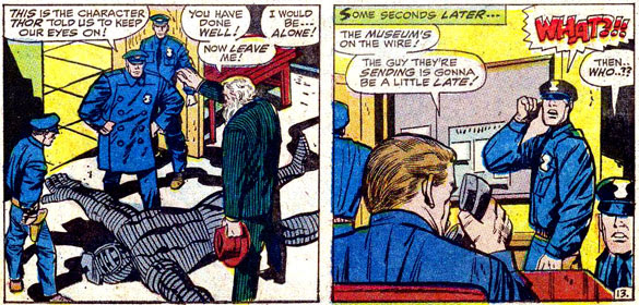 Well, it's no wonder...they can't even see out from underneath their hats. Thor #152