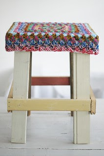 wood & wool stool ann