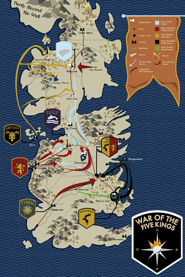 Map Of Westeros Storms End Maps Of The World