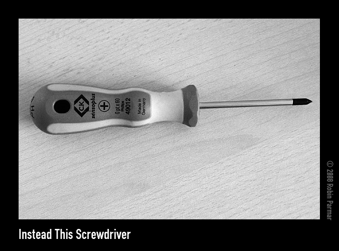Instead This Screwdriver