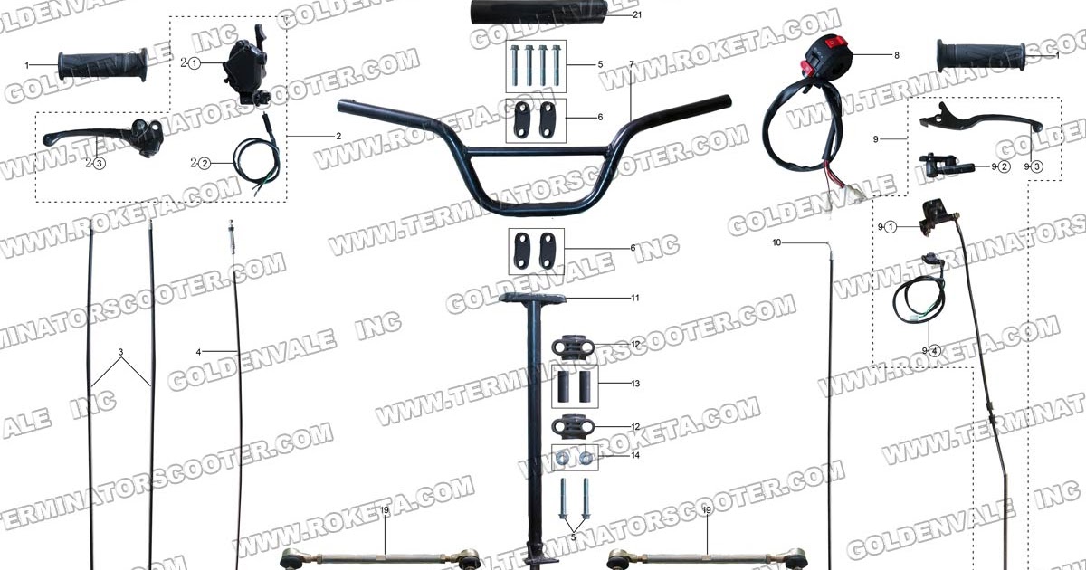 Chinese Quad Electrical Diagram - CHINESE GY6 150CC ATV QUAD WIRE