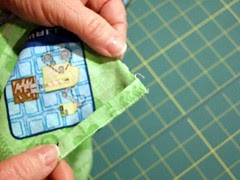 28-It will look like this at the sewn corner