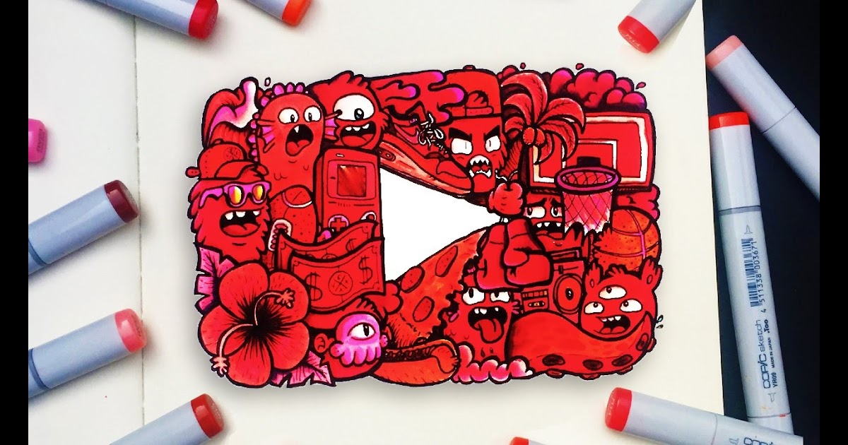 Doodle Art Vexx Simple : Doodles #1 (Limited edition, Signed & Embossed
