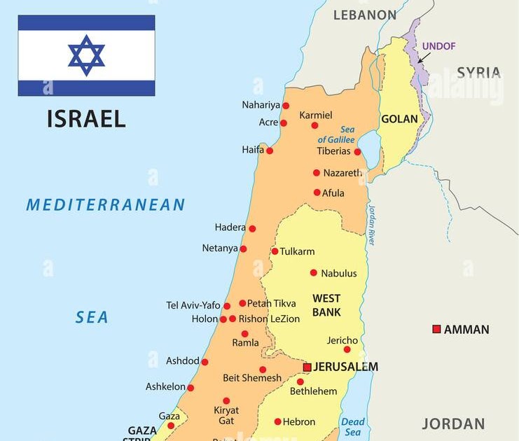Israel Palästina Karte : Karten zum Nahostkonflikt Palästina - Israel