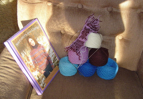 Vertical Strips sweater - ready to start!