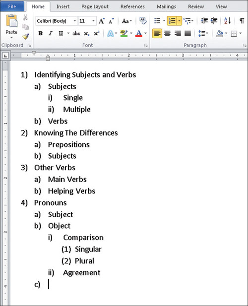  Tutorial Multilevel List Di Word Dengan Gambar Belajar Ms Word 