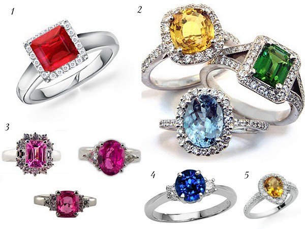 Stylish Fashion Base: Trends Of Gem Stones Rings For Women