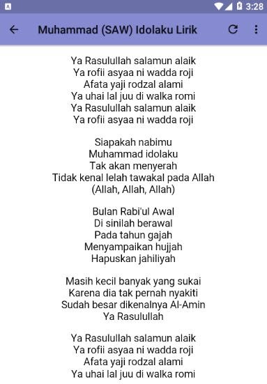 Status Wa Sholawat Man Ana