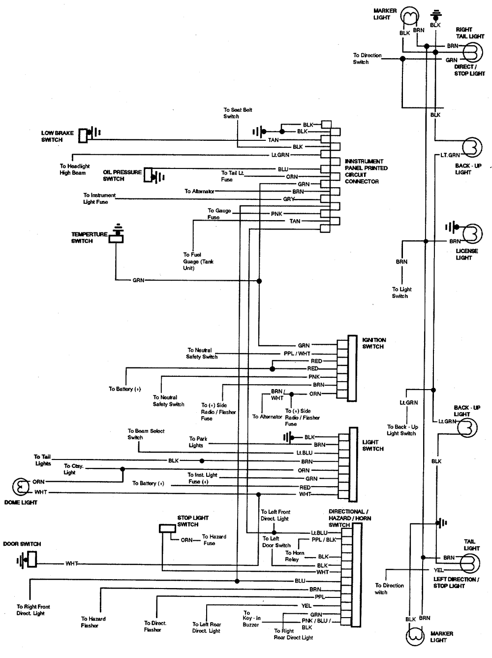 77 Chevy Truck Ignition Switch Wire Diagram