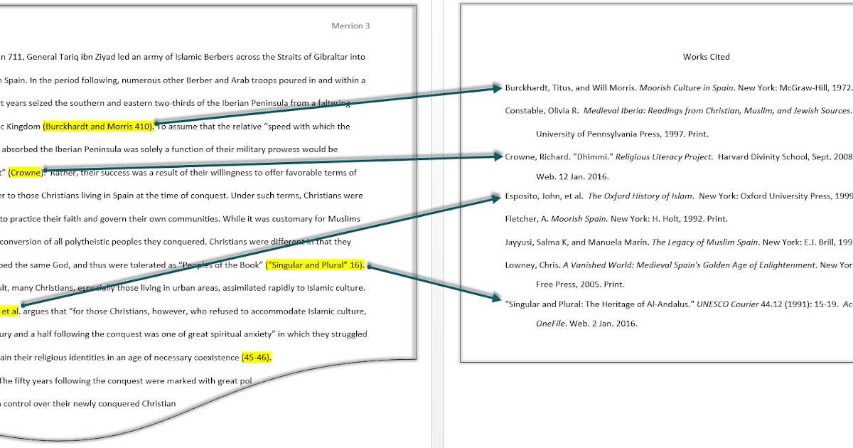 How To Mla Cite Within A Paper