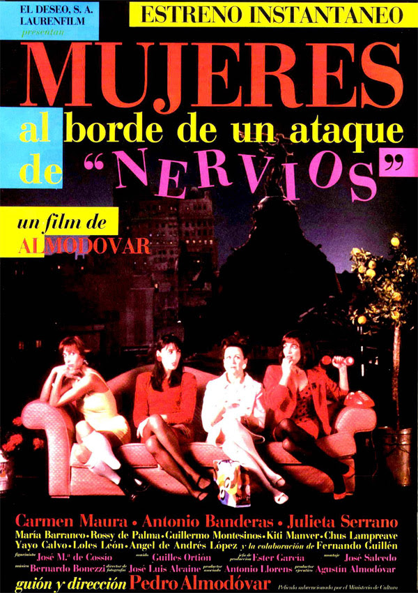 Mujeres al borde de un ataque de nervios (Pedro Almodóvar, 1.988) Mujeres al borde de un ataque de nervios (Pedro Almodóvar, 1.988)