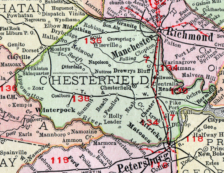 Map Of Chesterfield Gadgets 2018