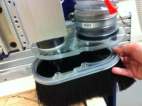 New dust collection for cnc MAGNETS