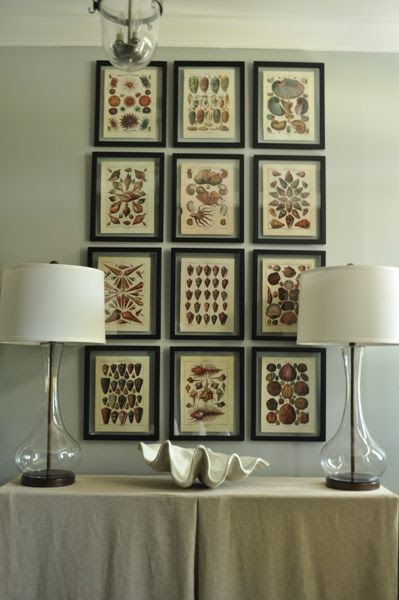 Bungalow Blue Interiors - Home - DIY: grid gallery wall
