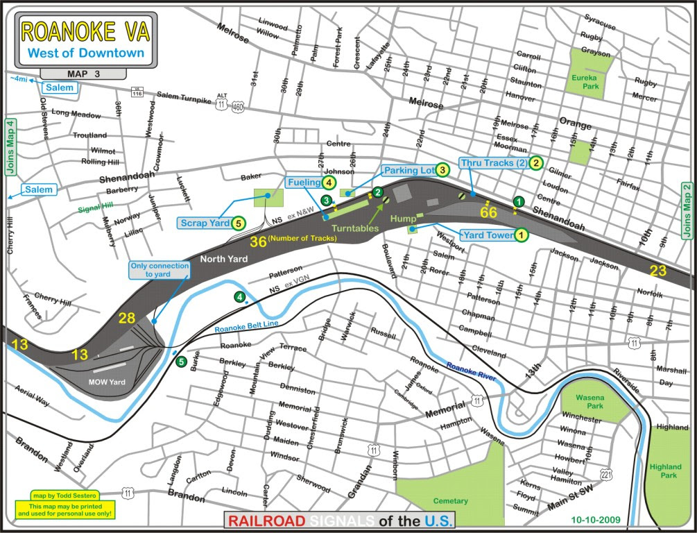 Downtown Roanoke Va Map