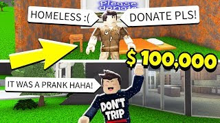 Sad Roblox Story Homeless Family