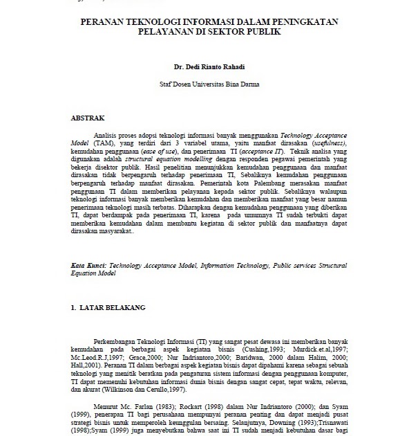 ❤ Contoh jurnal nasional ekonomi mikro