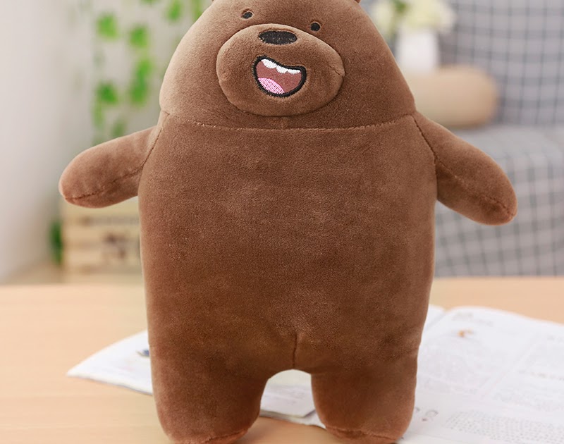 giant we bare bears plush