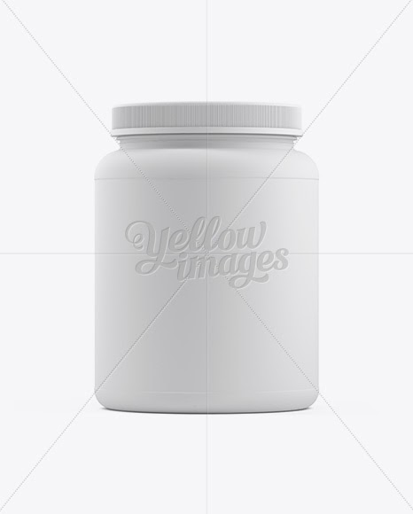 Download Download Matte Protein Jar W Screw Cap Mockup Psd PSD Mockup Templates