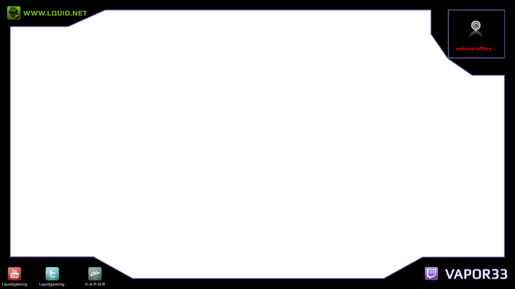 Picture Overlay Template Twitch Overlay Blank Png Free Transparent ...