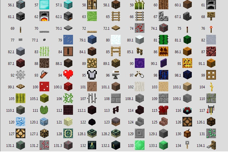 Minecraft блоки и предметы. Коды блоков в майнкрафт 1.8. ID кварцевого блока 1.12.2. Кварцевый блок 1.12 ИД. ID всех блоков в майнкрафт 1.12.2.