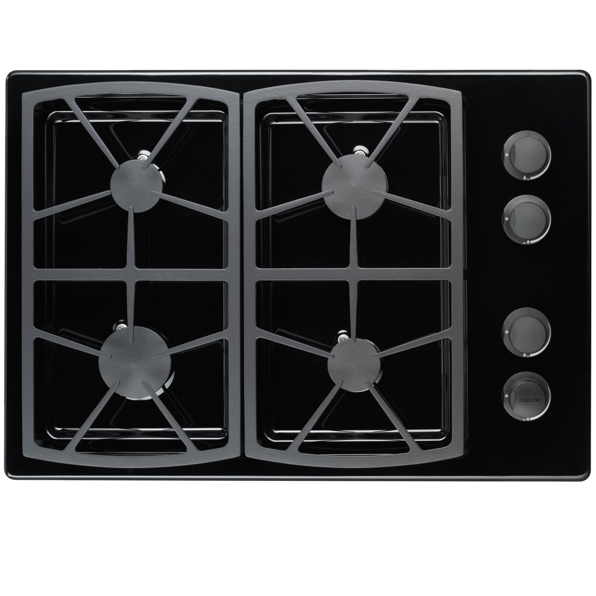 Gas Cooktops 30 Dacor Classic 30 Gas Cooktop, Black Natural Gas