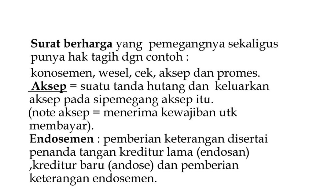 23+ Contoh surat berharga promes terbaru yang baik