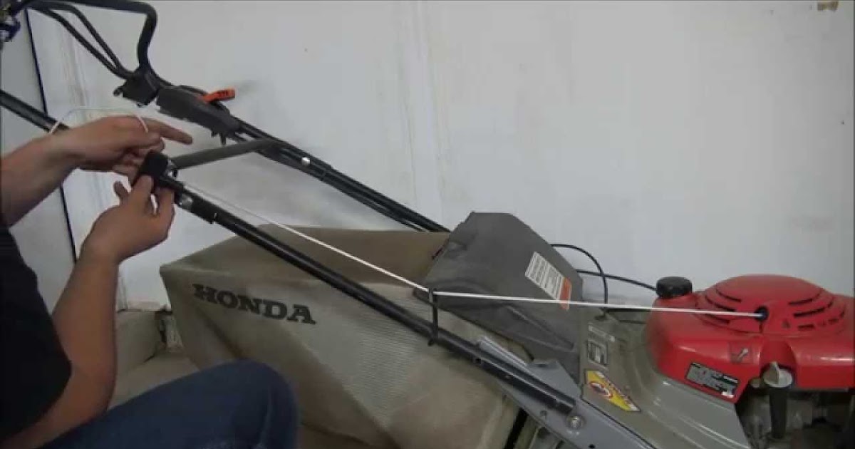 Lawn Mower Pull Cord Stuck - How To Fix Broken Pull Cord on Toro - YouTube