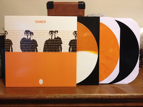 Shiner - The Egg LP - White & Orange Split Vinyl (/100), Orange Vinyl (/200) & Black Vinyl (/700) by Tim PopKid