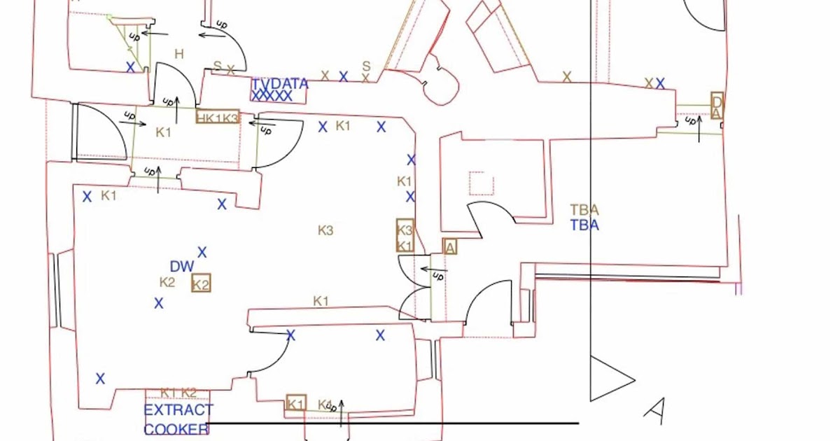 House Wiring Plan - Home Electrical Drawing Software Cad Pro - In the